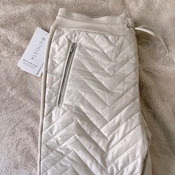 NWT Athleta Apres Ski Down Jogger Abalone Size 6 - Picture 9 of 14